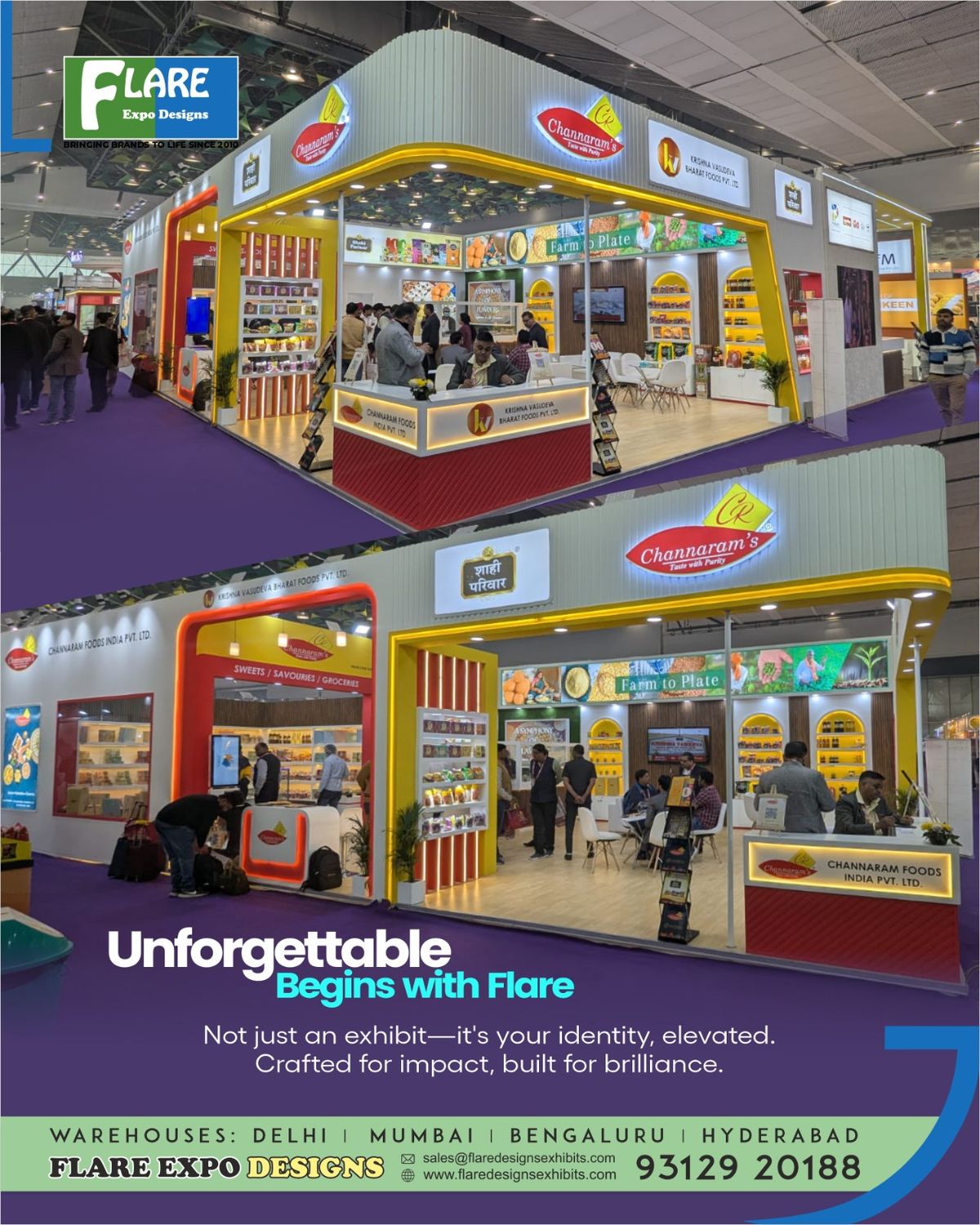 Complete Exhibition Booth Dubai β Black Lion Sign